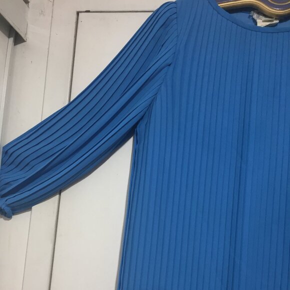 VINTAGE NU-MODE PLEATED MIDI DRESSES SIZE 11/12 - Picture 10 of 11